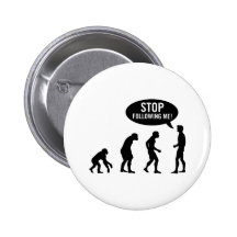evolution pinback button