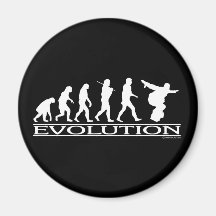 Evolution - Snowboarding Magnets