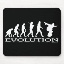 Evolution - Snowboarding Mouse Pad