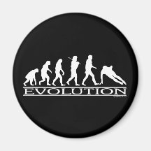 Evolution - Speed Skating Fridge Magnet