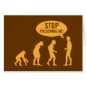 evolution - stop following me! cards
