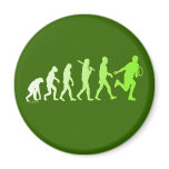 Evolution Tennis Humourous Tennis Tshirt magnets