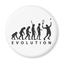 evolution tennis kühlschrankmagnet