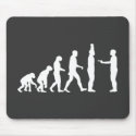 Evolution to De-evolution Mouse Pad mousepads