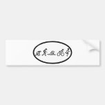 Evolution tri Eclipse Bumper Stickers
