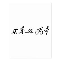 Evolution Tri Postcard