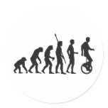 evolution unicycle stickers