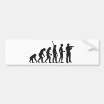 evolution violin auto sticker