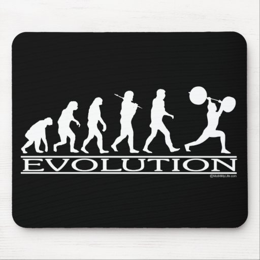 Evolution - Weight Lifter Mouse Mat