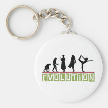 Evolution Yoga Keychain