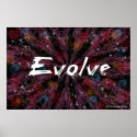 Evolve Art Poster posters