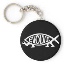 Evolve Fish Key Chain