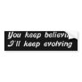 Evolving Bumper Sticker