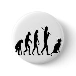 Evoultion Cat "We Believe"-Funny Cat Lovers Button