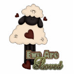 ewe are loved valentine sheep acrylic cut outs
