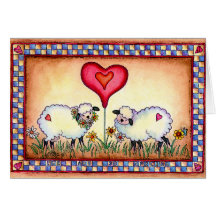 EWE ARE SEW SPECIAL by SHARON SHARPE Greeting Card