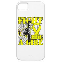 Ewings Sarcoma Fight Like A Girl Kick iPhone 5 Cover