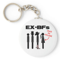 EX-BFs, Once in College Key Chain