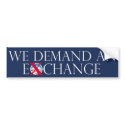 EX Change Obama bumper sticker bumper stickers