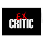 eX CRITIC Greeting Cards