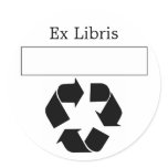 Ex Libris Bookplate stickers
