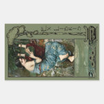 Ex Libris - The Charmer Book Plate Rectangle Sticker
