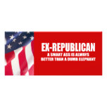 Ex-Republican - Smart ass rack cards