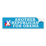 Ex-Republicans for Obama Bumper Stickers
