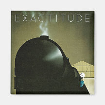 Exactitude Railway Poster Fridge Magnets