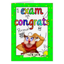 Exam Congratulations Card - Exam