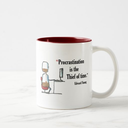Exam motivational quote by Edward Young - Coffee Mug