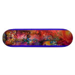 EXCALIBUR ,red purple blue skateboards