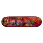 EXCALIBUR ,red purple blue skateboards
