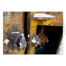 Excavation business thank you cards excavating art