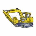 Excavator embroidered shirts