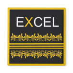 Excel - One Word Quote For Motivation magnets