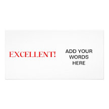 Excellent! Picture Card
