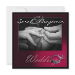 Exchanging Rings with Wedding Bands invitations