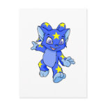 Excited Starry Acara postcards