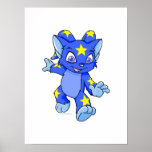 Excited Starry Acara posters