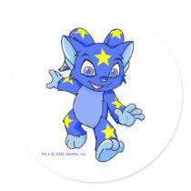 Excited Starry Acara stickers