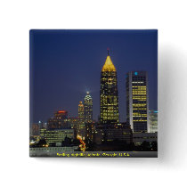 Exciting nightlife, Atlanta, Georgia, U.S.A. Pinback Button