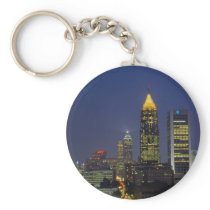 Exciting nightlife, Atlanta, Georgia, U.S.A. Key Chain