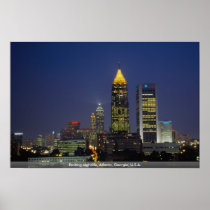 Exciting nightlife, Atlanta, Georgia, U.S.A. Print