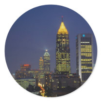 Exciting nightlife, Atlanta, Georgia, U.S.A. Sticker