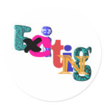 Exciting Round Stickers