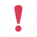 Exclamation point stickers