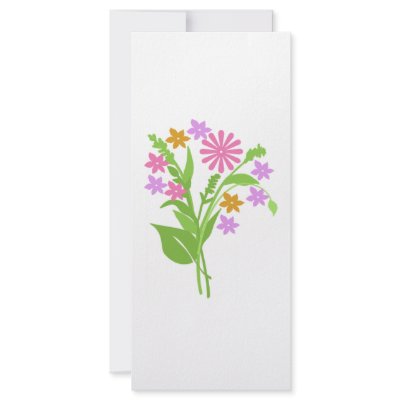 Exclusive Bouquet of Flowers! Custom Rack Card by angeria