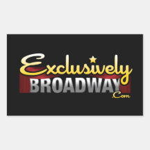 ExclusivelyBroadway.com Rectangle Sticker