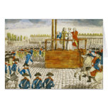 Execution of Marie-Antoinette Cards